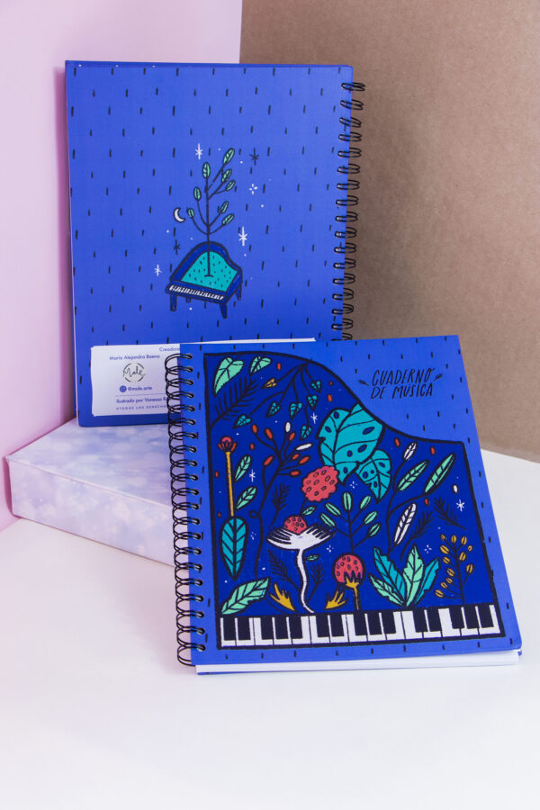 cuaderno de música pianissimo